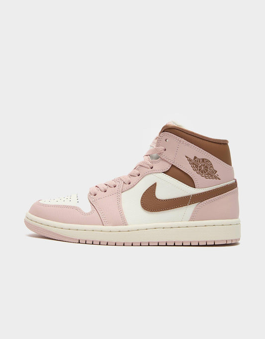 סניקרס Air Jordan 1 Mid Pink Oxford Brown | נשים